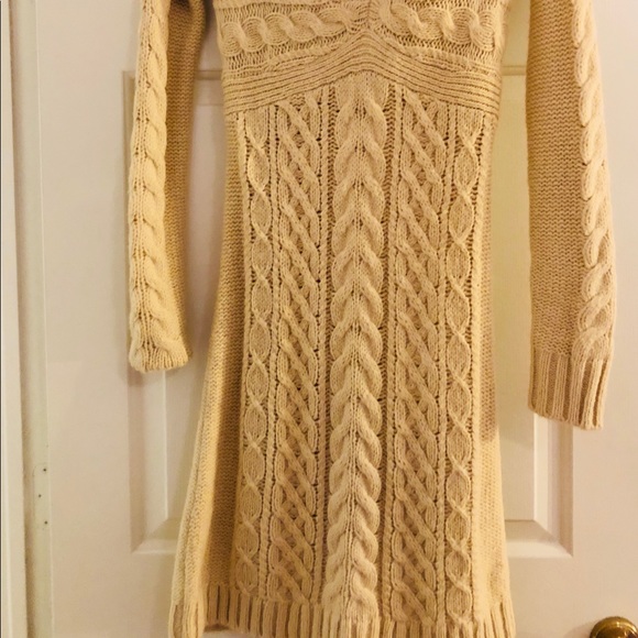 BCBG Cowl Neck Sweater Dress - Picture 4 of 4